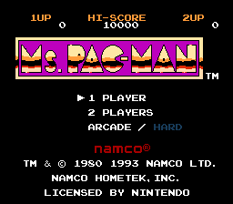 Ms. Pac-Man (USA) (Namco)